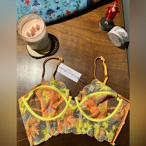 NWT FL&L Orange Lily Bustier (XL)